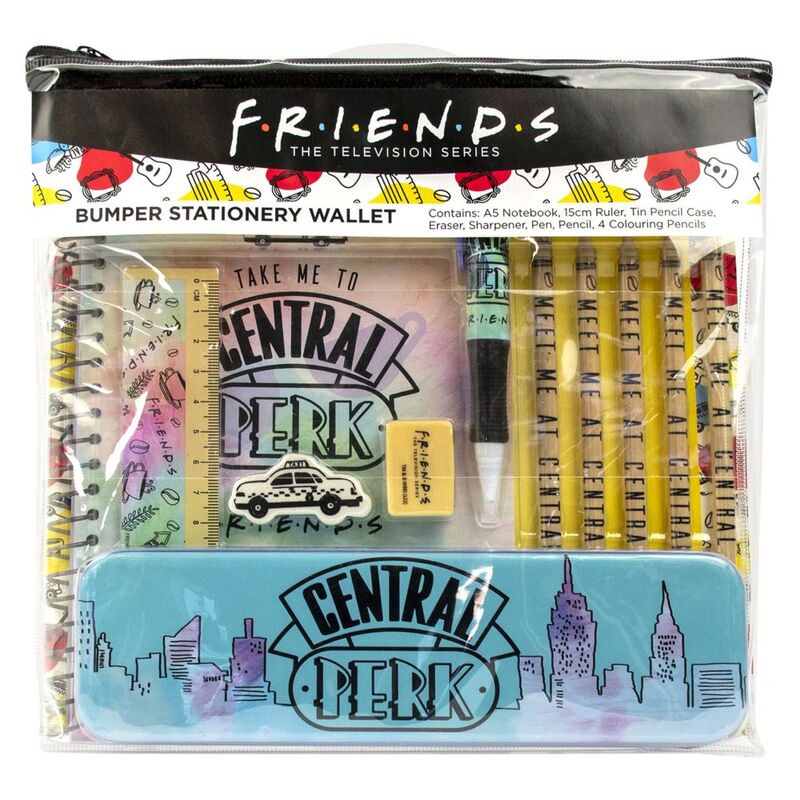 Blue Sky Designs Friends Bumper Stationery Wallet Compact Tie Dye