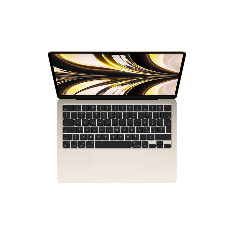 Apple MacBook Air 13-Inch Apple M2 Chip/8-Core CPU/10-Core GPU/512GB SSD - Starlight (Arabic/English)