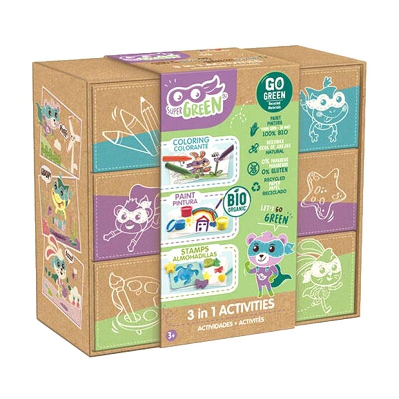 Canal Toys Super Green 3 In 1 Activities