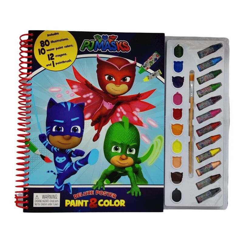 Eone PJ Masks Deluxe Poster Paint & Color | Phidal