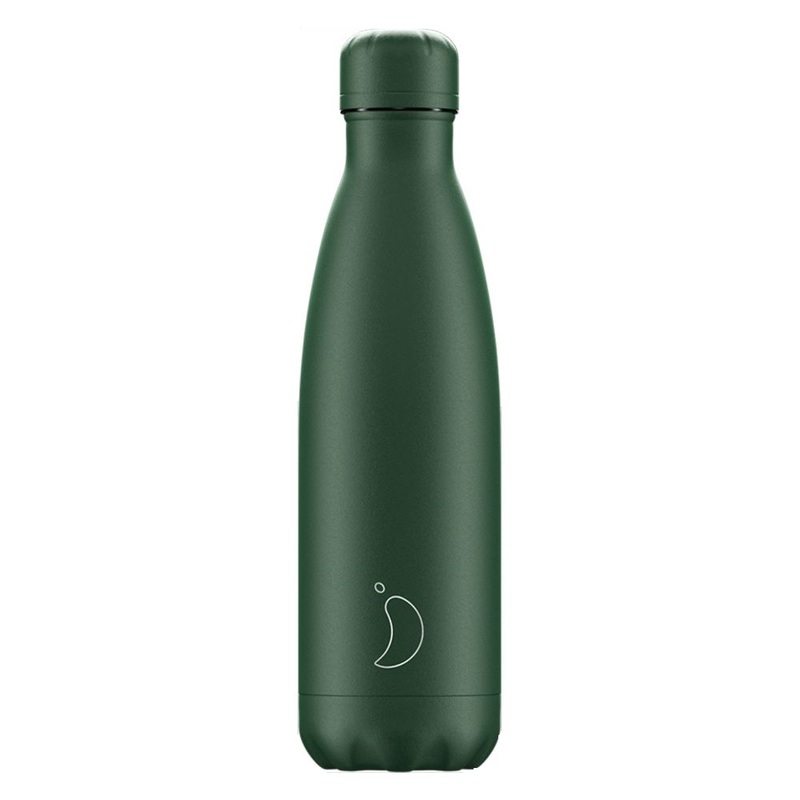 Chilly's Bottles Water Bottle 500ml Matte All Green