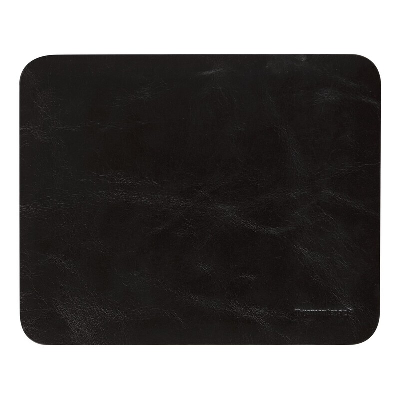 dbramante1928 Copenhagen Leather Mouse Pad - Black (20 x 25 cm)