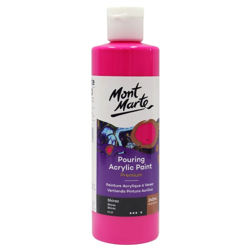 Mont Marte Pouring Acrylic 240ml Shiraz