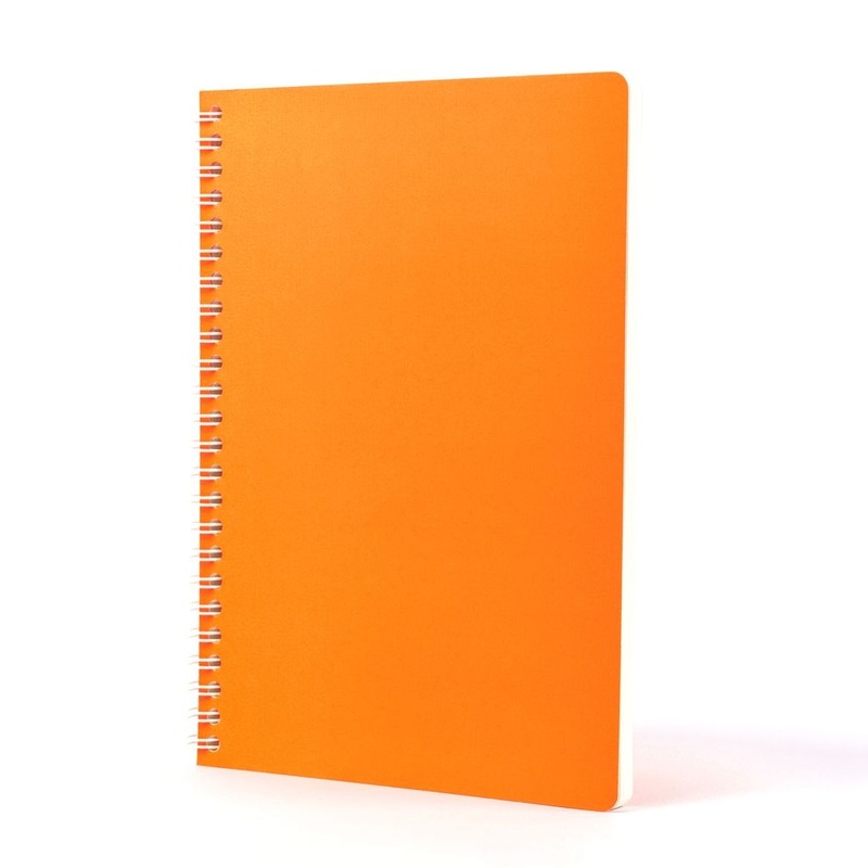 Jumble & Co Convo A5 Wiro Bound Ruled Notebook - Orange