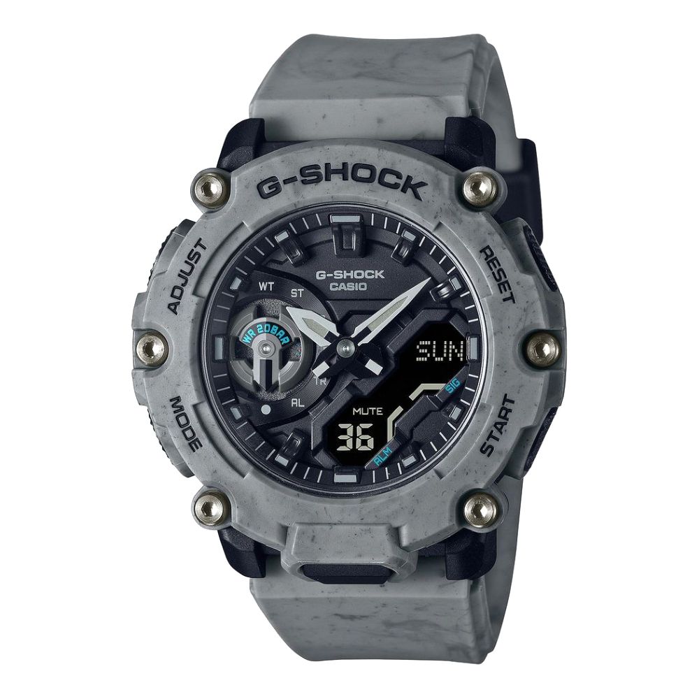 Casio G-Shock Ga-2200Sl-8Adr Analog-Digital Men's Watch - Gray