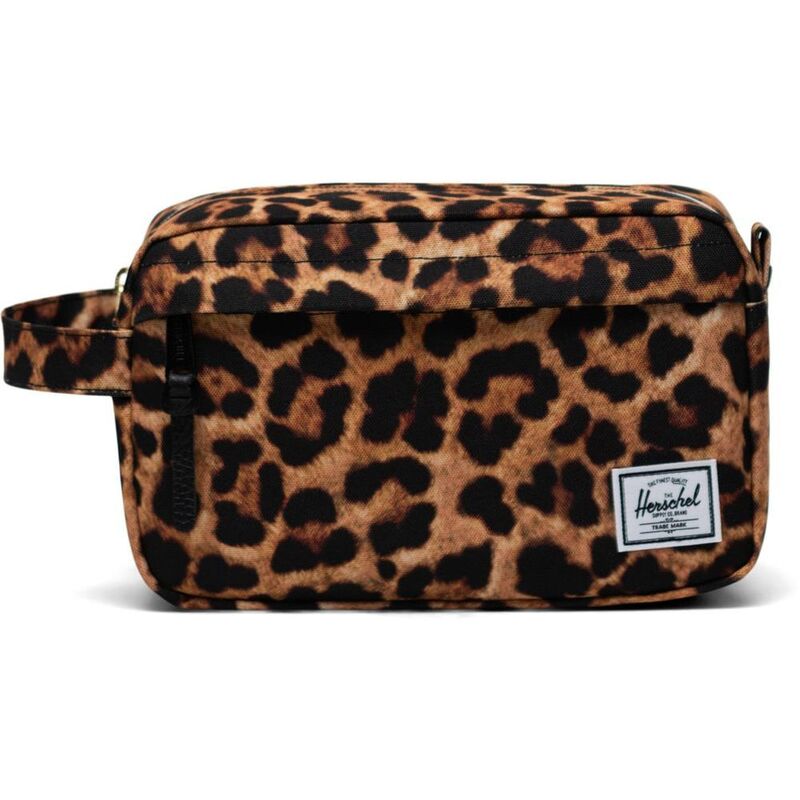 Herschel Chapter Travel Kit - Leopard Black