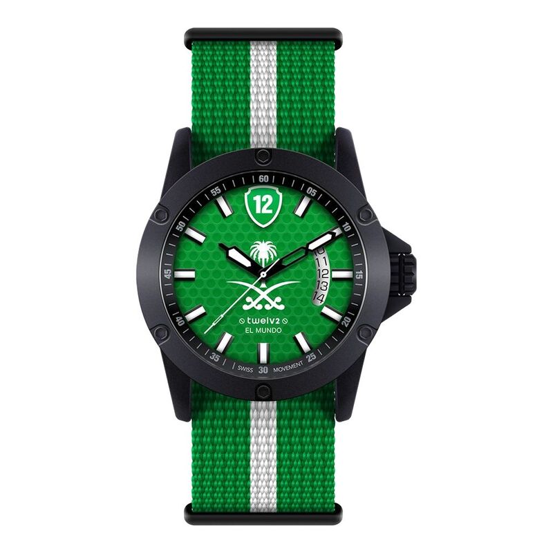 Twelve WSAU1M Saudi Arabia Themed Unisex Wristwatch - Medium - 39mm