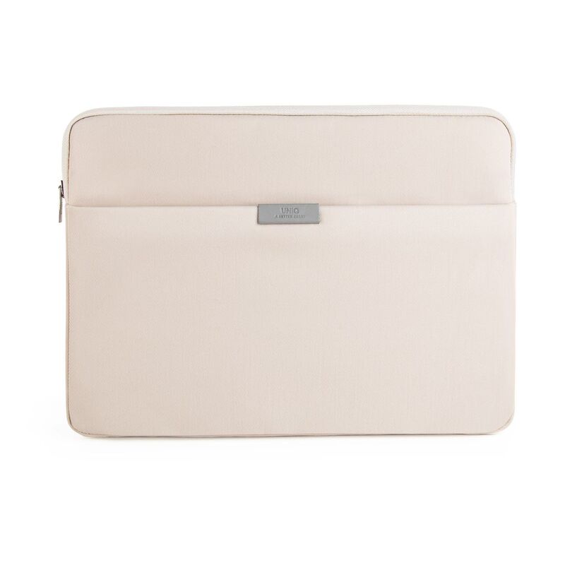 Uniq Bergen Protective Nylon Laptop Sleeve up to 14-Inch - Ivory Beige