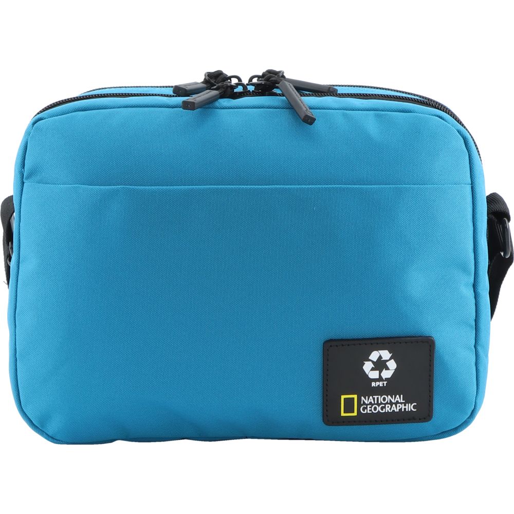 National Geographic Ocean Rpet Polyester 2 Compartment Crossbody Petrol 5.9 Ltrs