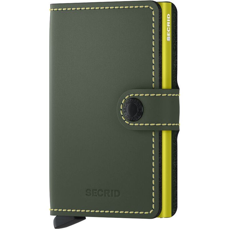 Secrid Miniwallet - Matte - Green & Lime