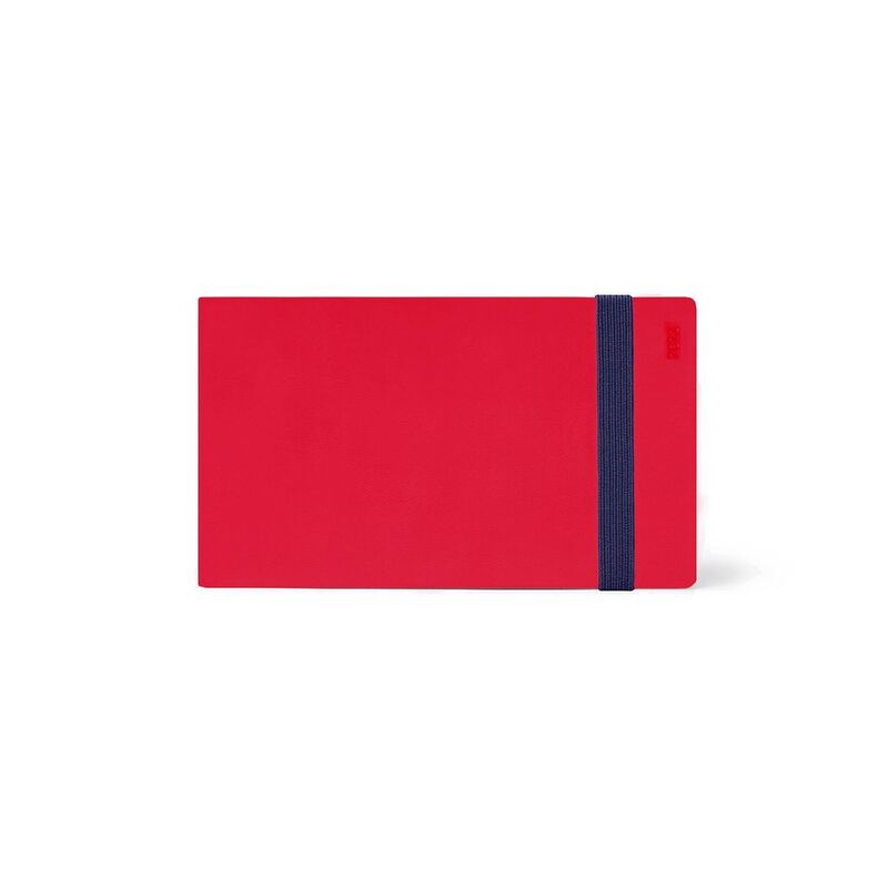 Legami Small Weekly Horizontal Diary 12 + 1 Month 2023 (9.5 x 13 cm) - Red