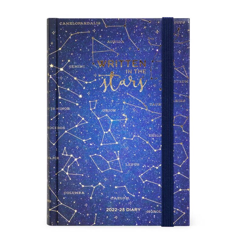 Legami Medium Photo Daily Diary 16 Month 2022/2023 (12 x 18 cm) - Stars