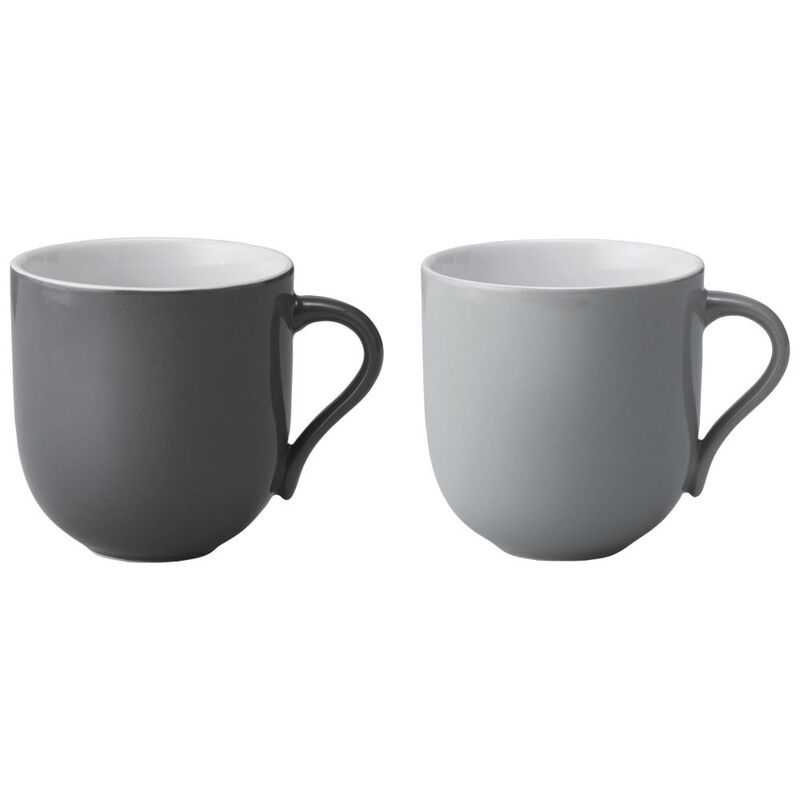 Stelton Emma Mug Large 2 Pieces Grey 300ml