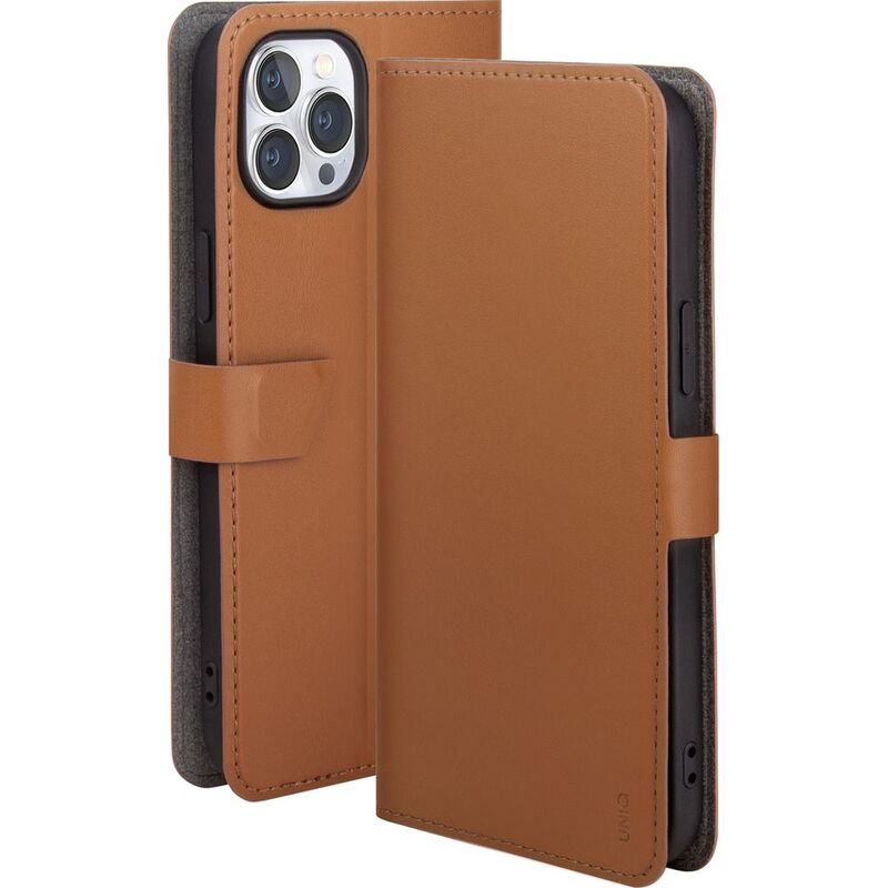Uniq Journa Heritage Case for iPhone 14 Pro - Toffee (Brown)