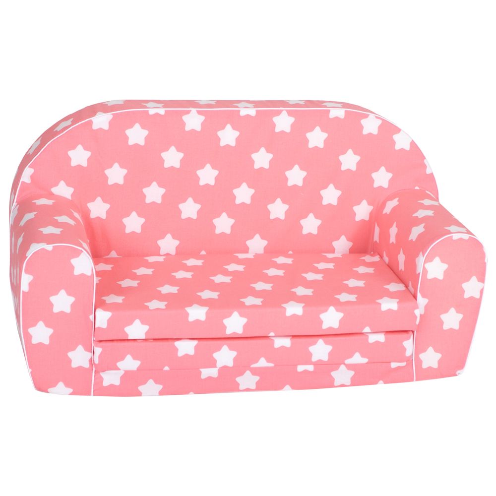 Delsit Sofa Bed - Pink with Stars (80 cm)