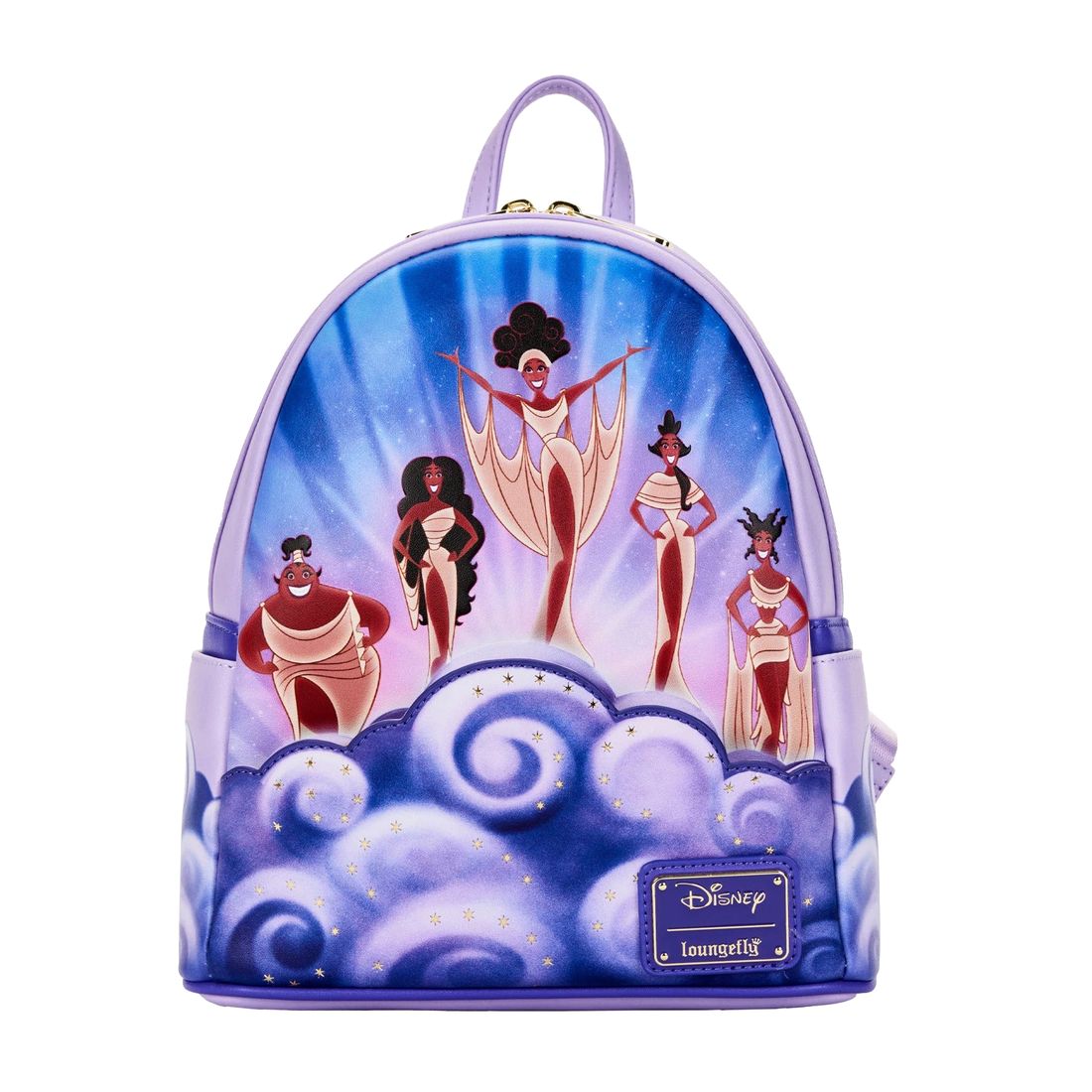 Loungefly Leather Disney Hercules Muses Clouds Mini Backpack