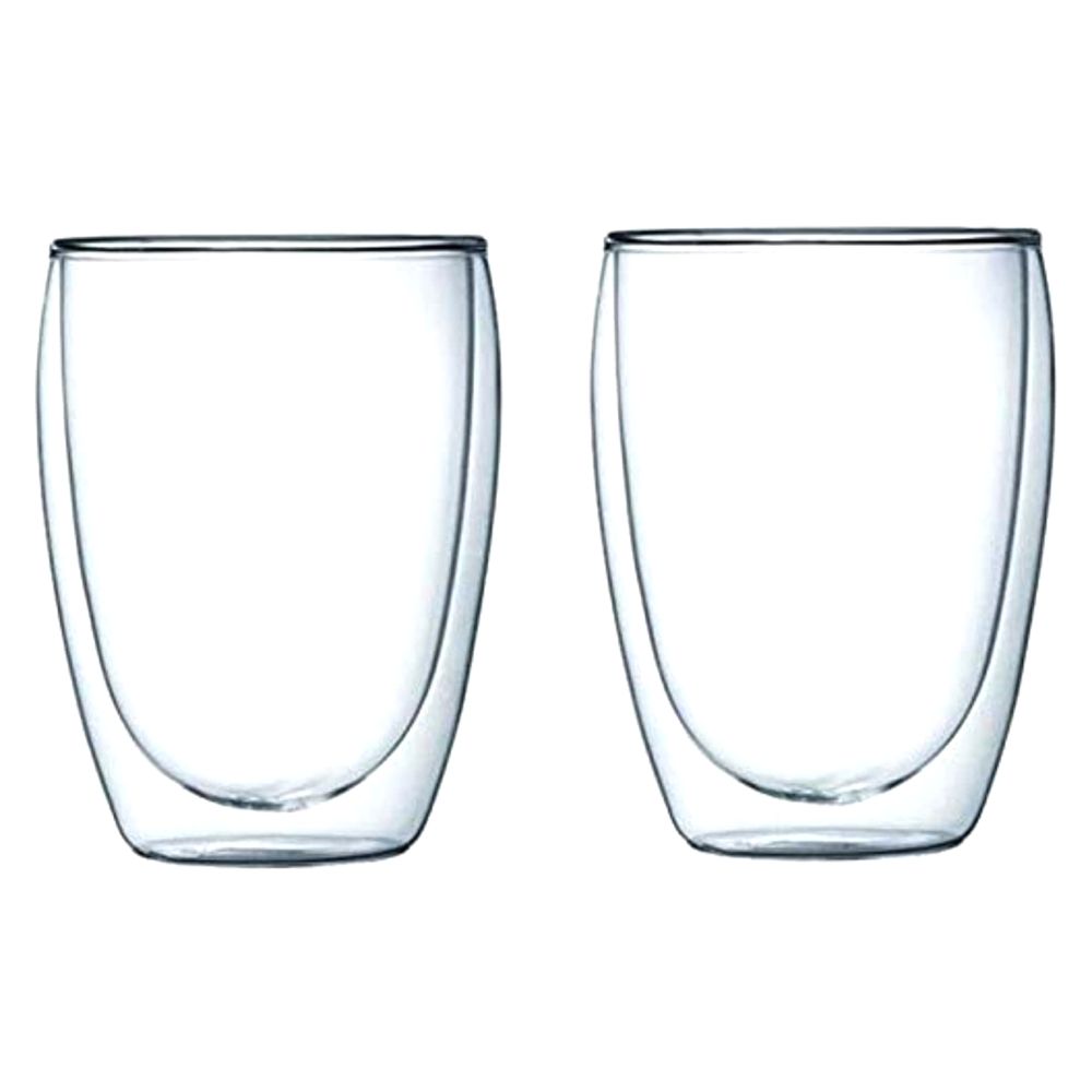 Vialli Design Set Of 2 Double Wall Glasses Amo 4144 320 ml