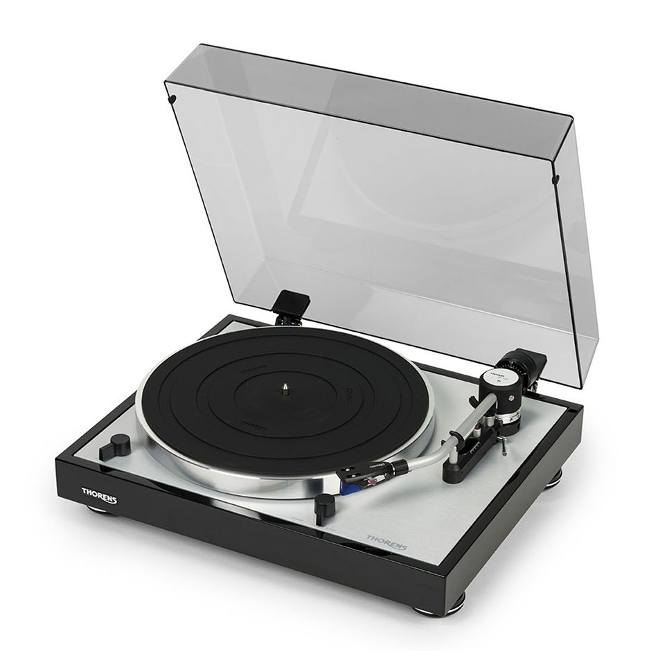 Thorens TD-403 DD Direct-Drive Turntable with Ortofon 2M Blue Cartridge – Black High Gloss