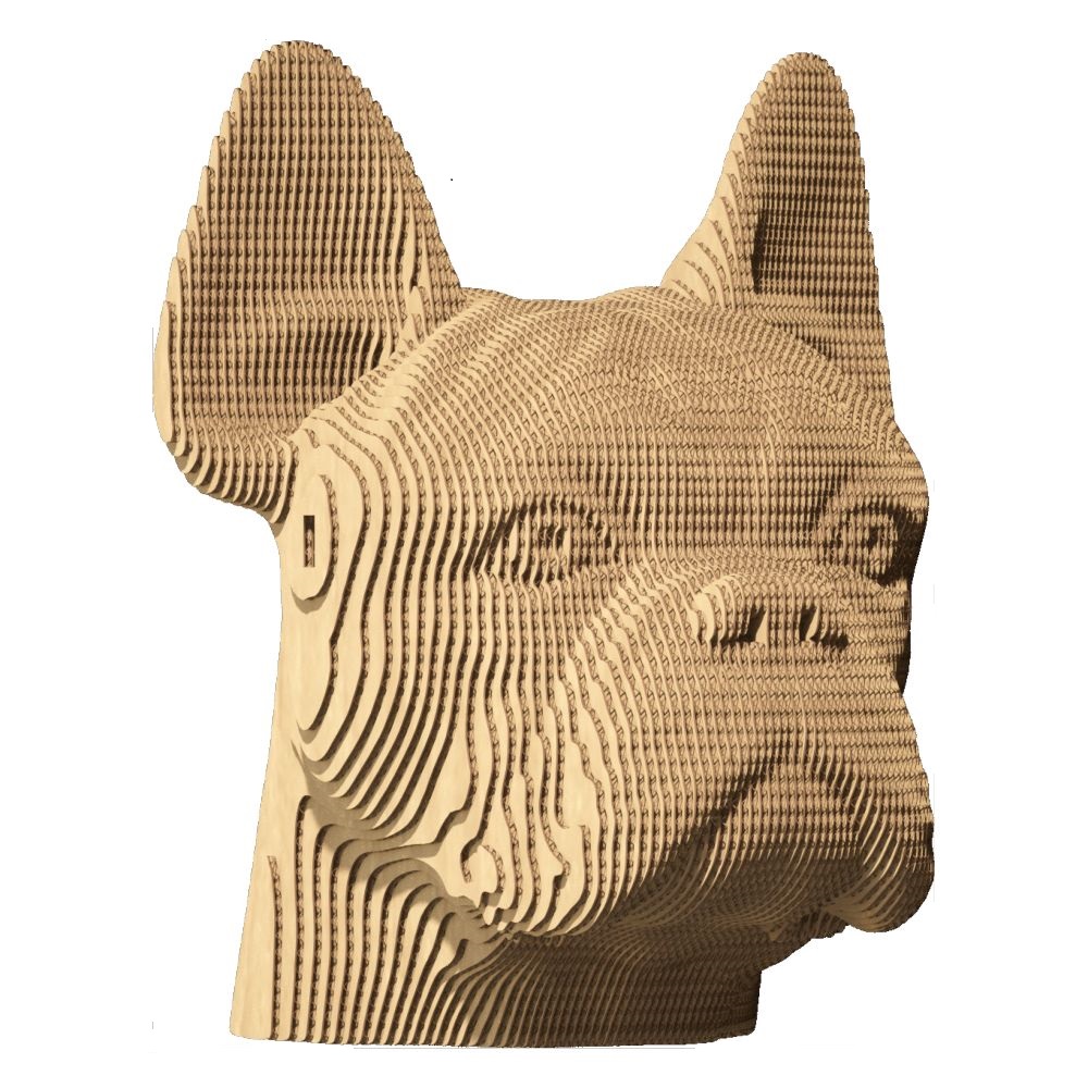 Cartonic 3D Puzzle Bulldog (131 Pieces)