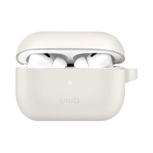 Uniq Vencer Silicone Hang Case for AirPods Pro (2nd Gen) - Chalk Grey (Grey)