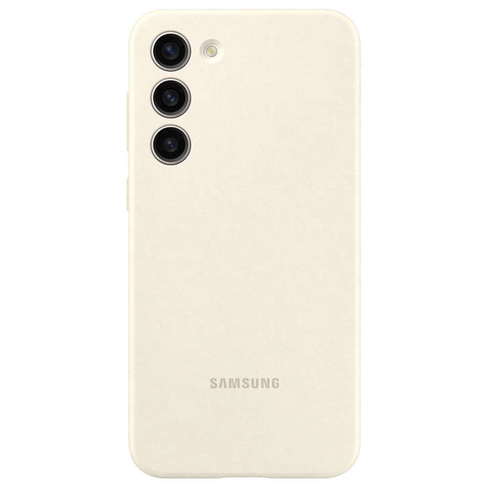 Samsung Galaxy S23+ Silicone Cover - Cream