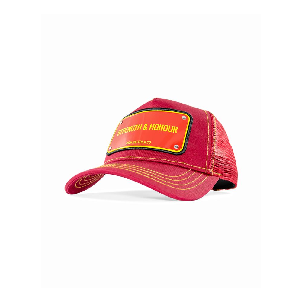 John Hatter Strength & Honour Unisex Cap Red