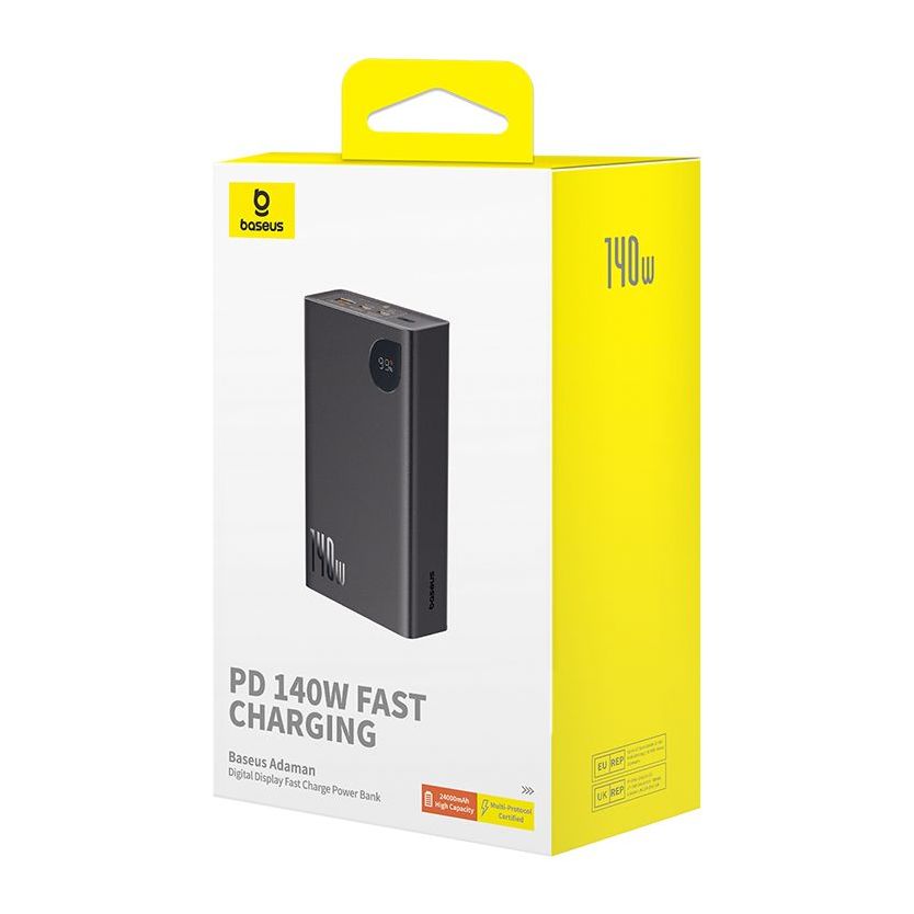 Baseus Adaman Power Bank 140W 22800mAh - Black