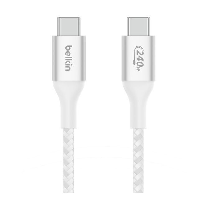 Belkin BoostCharge USB-C to USB-C Cable 240W 2m - White