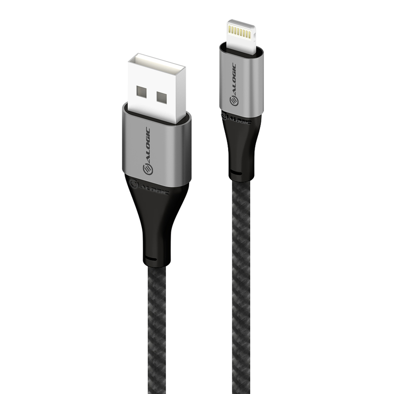 Alogic Super Ultra USB-A to Lightning Cable 1.5m Space Grey