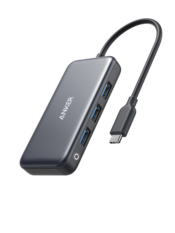 Anker Premium 4-In-1 1C3A Gray USB-C Hub