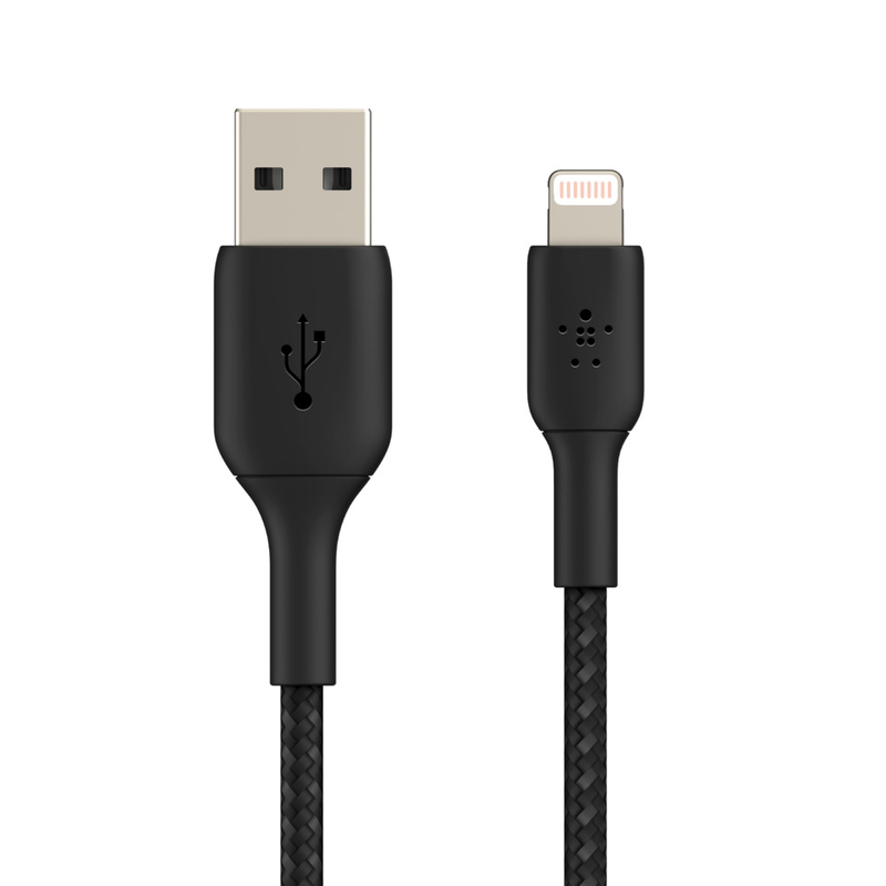 Belkin BoostCharge Braided Lightning Cable 1m Black