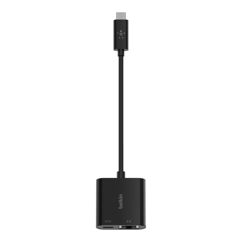 Belkin USB-C to Ethernet + 60W Charge Adapter