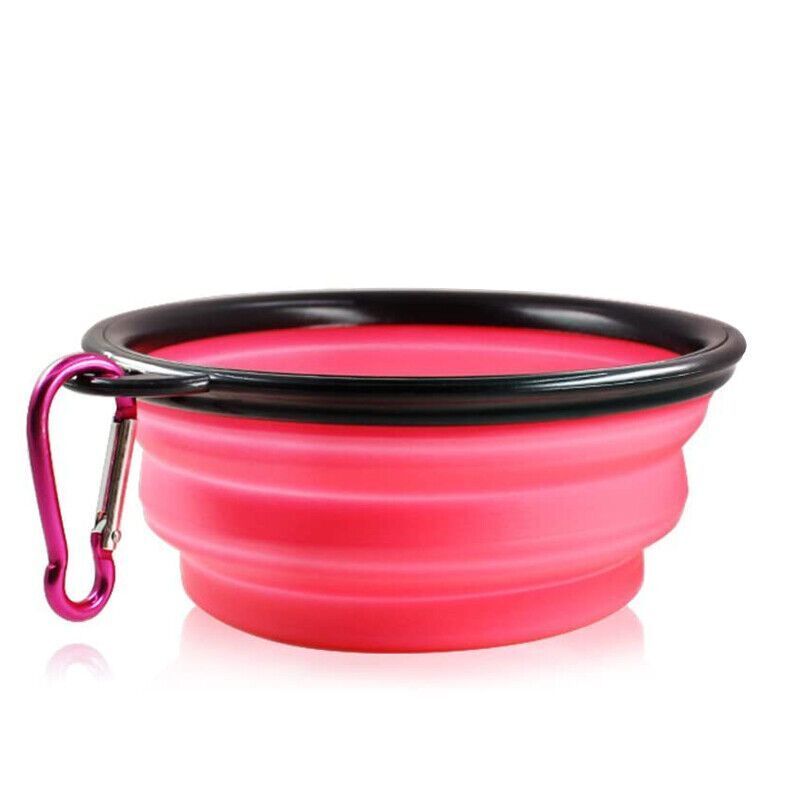 Nutrapet Fold Em Bowls - 13 X 9 X 5.5Cm - Pink