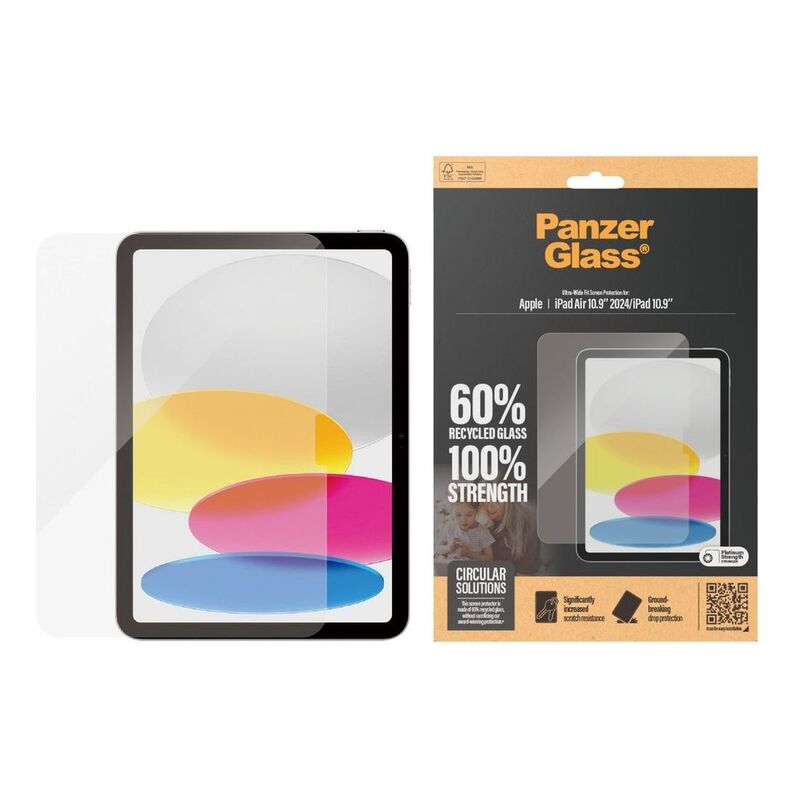 PanzerGlass Screen Protector Ultra-Wide Fit For iPad Air 11 2024/iPad 10.9
