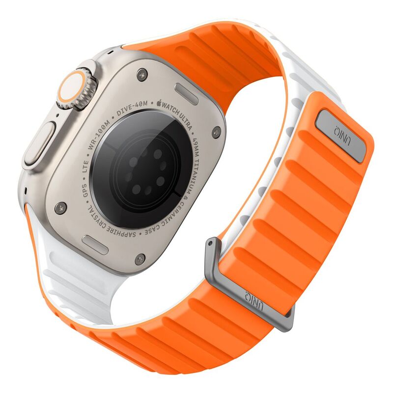 UNIQ Revix Evo Reversible Magnetic Apple Watch Strap 49/45/44/42mm - Amber