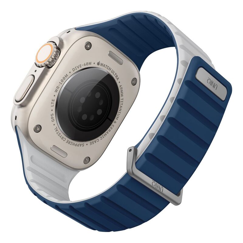 UNIQ Revix Evo Reversible Magnetic Apple Watch Strap 49/45/44/42mm - Royal Blue