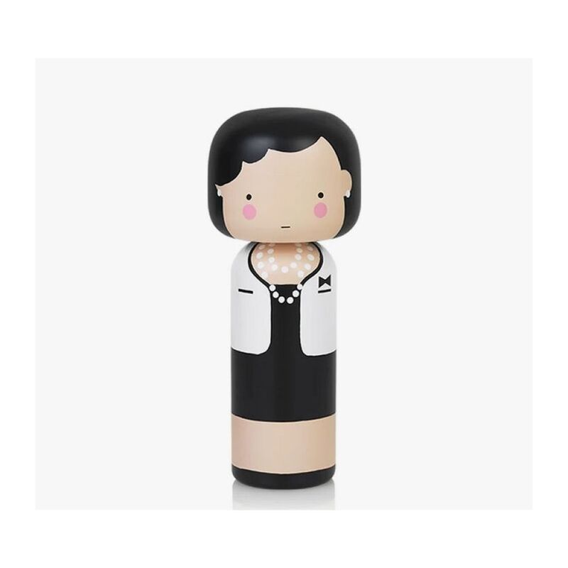 Lucie Kaas Kokeshi Dolls - News Coco - Alder Wood - 30 cm