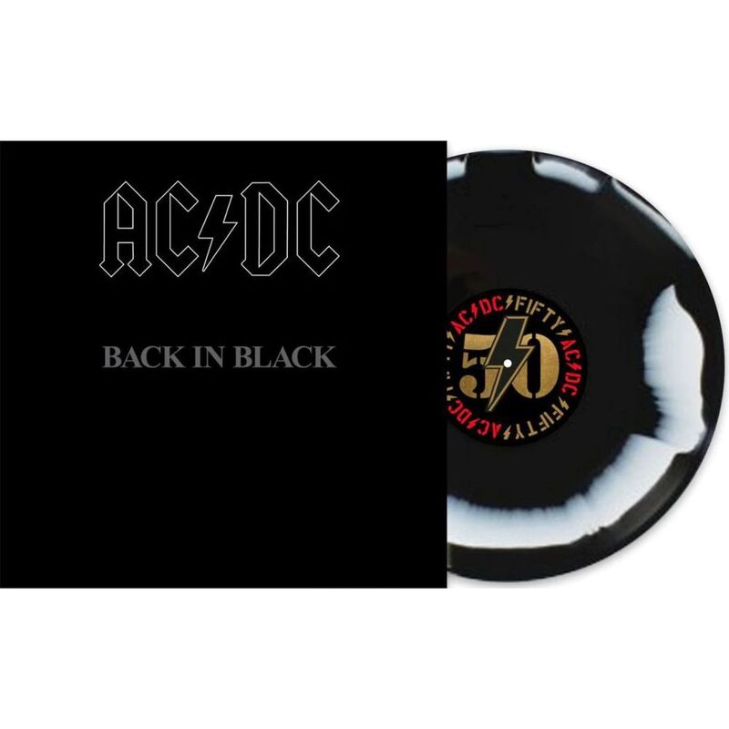 Back In Black (Black & White Swirl Colored Vinyl) | AC/DC