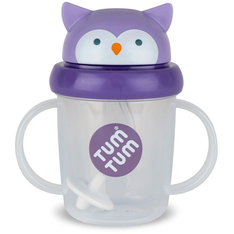 Tum Tum Olivia Owl (Series 3) Tippy Up Cup With Weighted Straw - 200 ml