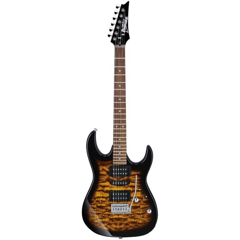 Ibanez GRX70QA 6 String Solid Body Electric Guitar - Sunburst