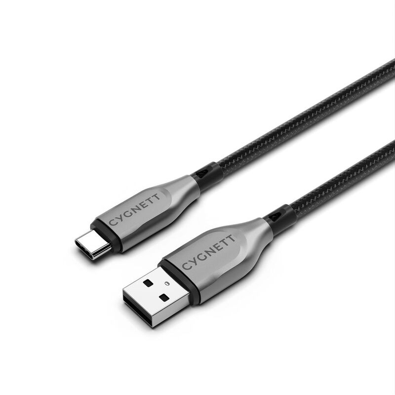 Cygnett Armoured USB-C To USB-A (USB 2.0) 1M - Black