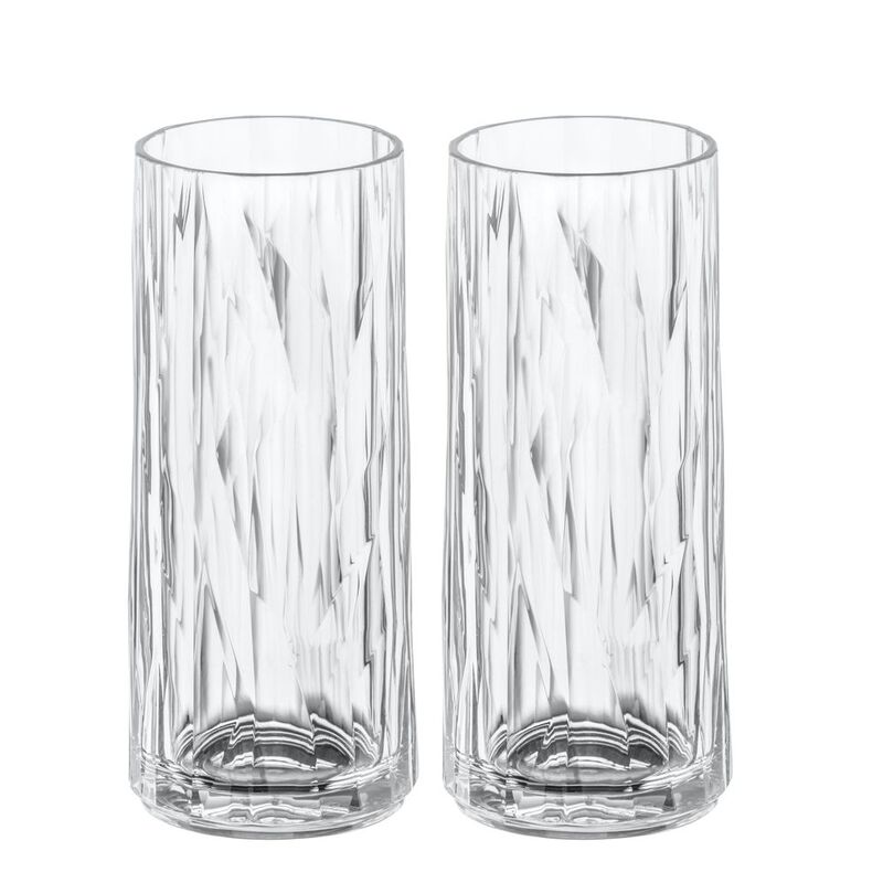 Koziol Superglas 250ml Long Drink Glass - Club 3 (Set of 2)