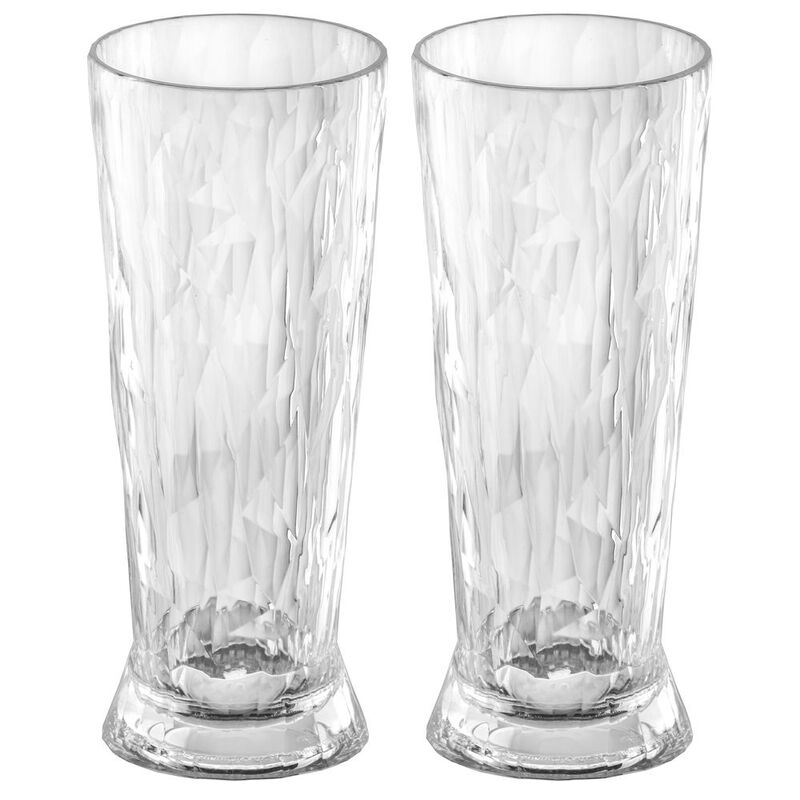 Koziol Superglas 300ml Beer Glass - Club 10 (Set of 2)
