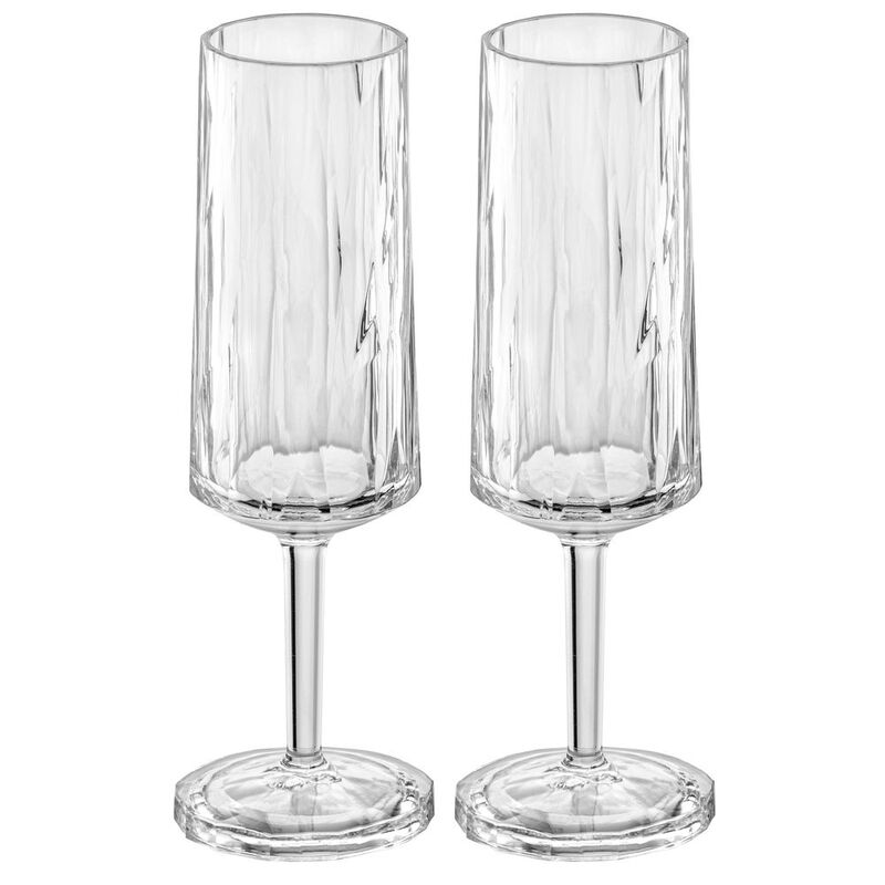 Koziol Superglas 100ml Champagne Glass - Club 13 (Set of 2)