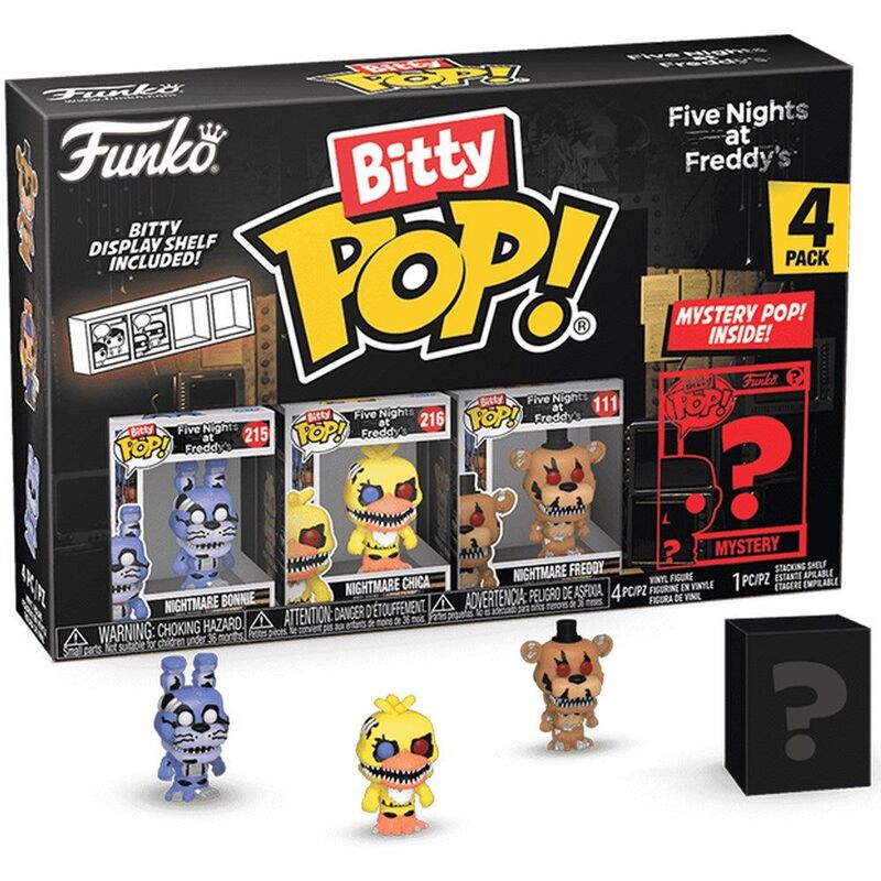 Funko Bitty Pop! Games Five Nights At Freddy's Bonnie 1-Inch Vinyl Figure (Pack of 4)