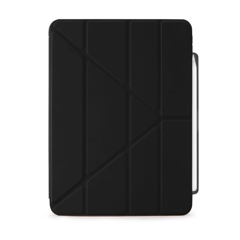 Pipetto iPad Air 11 Origami Folio Smart Case No.3 With Pencil Case - Black