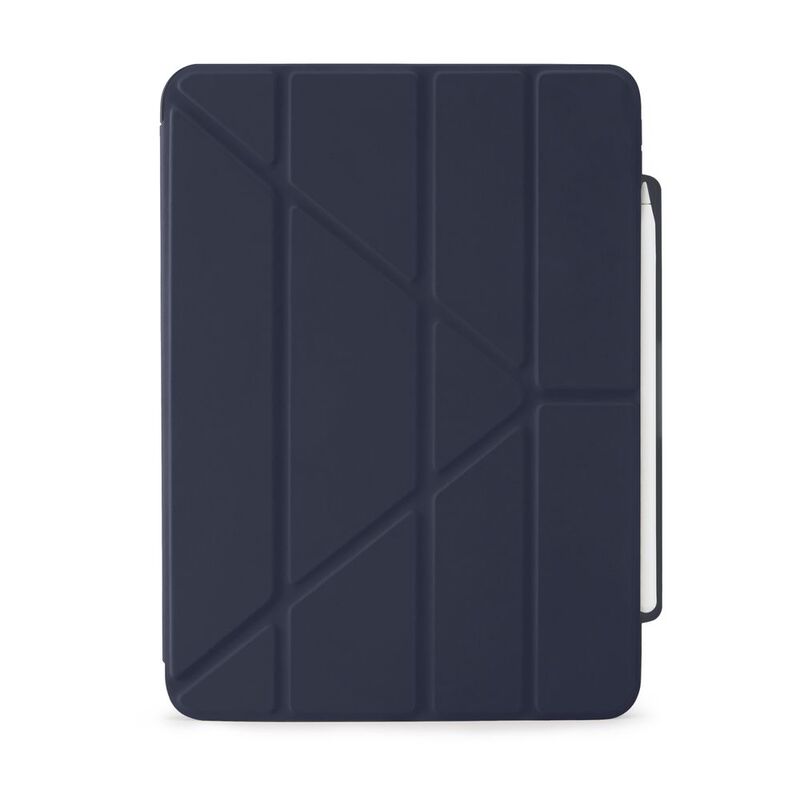Pipetto iPad Pro11 Origami Folio Smart Case No.3 With Pencil Case - Dark Blue