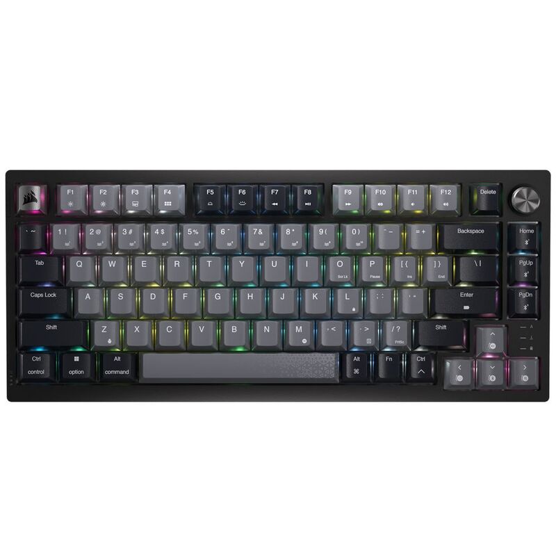 Corsair K65 Plus Wireless 75% RGB Gaming Keyboard - Black