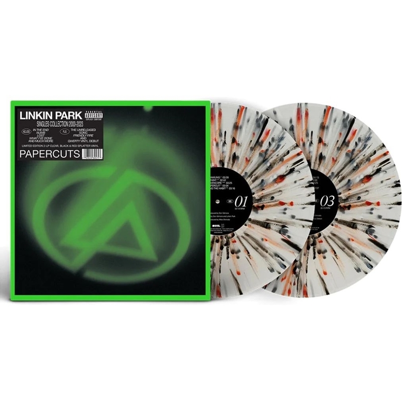 Papercuts (Black White Red Splatter Colored Vinyl) (Limited Edition) (2 Discs) | Linkin Park