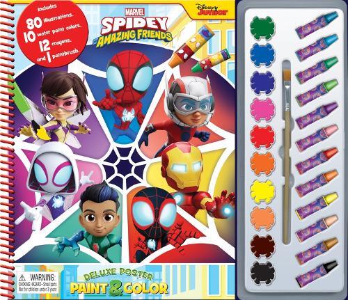 Marvel Spidey & Amaz Friends Deluxe Poster Paint & Color | Phidal